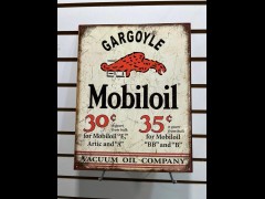 BUY GARGOYLE MOBILOIL MEMORBILIA 2026 ALUMINUM SIGN, i-44autoauction
