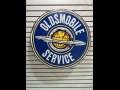 BUY OLDSMOBILE SERVICE MEMORBILIA 2026 ALUMINUM SIGN, i-44autoauction