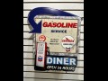 BUY CHEVRON GASOLINE MEMORBILIA 2026 ALUMINUM SIGN, i-44autoauction