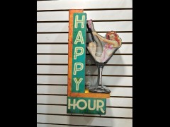 BUY HAPPY HOUR MEMORBILIA 2026 ALUMINUM SIGN, i-44autoauction