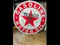 BUY TEXACO GASOLINE & MOTOR OIL 2026 ALUMINUM SIGN, i-44autoauction