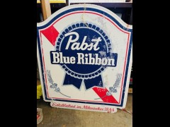 BUY PABST BLUE RIBBON MEM 2026 ALUMINUM SIGN, i-44autoauction