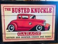 BUY THE BUSTED KNUCKEL GARAGE MEM 2026 ALUMINUM SIGN, i-44autoauction