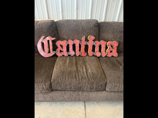 BUY CANTINA METAL SIGN 2024, i-44autoauction